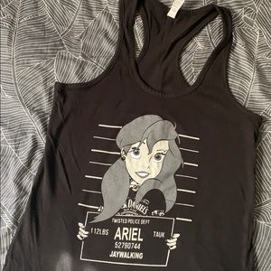 Punk Rock Emo Ariel Little Mermaid Tank